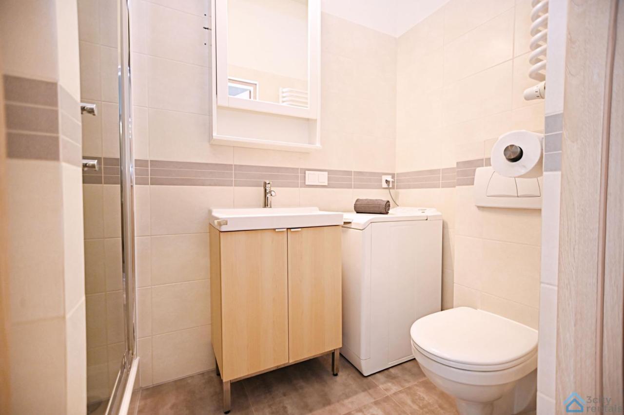 Beige And Red 3City Studio In Sopot With Outdoor Parking By Noclegi Renters 外观 照片